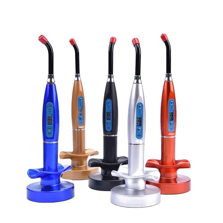 MARCH EXPO 2023 Dental Lamp LED Curing light Wireless Cordless 5W 1500MW Blue Light Plastic Equipment