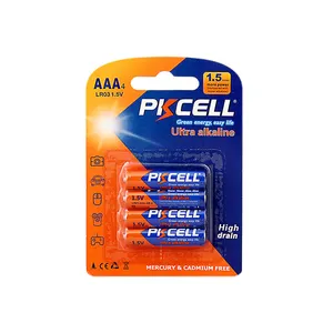 PKCELL alkaline battery lr03 aaa am4 with high good quality