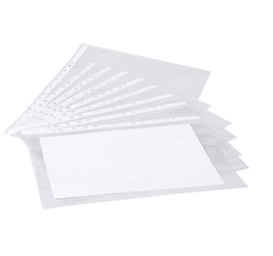 Document Folder Printed Transparent Series Side Sealing Stationery <b>A4</b> Clear Plastic <b>File</b> Folder Document Organizer - Product Image 2