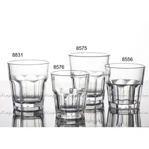 Verre à whisky rond en plastique de conception classique 4oz pour Bar PC/AS verre à bière