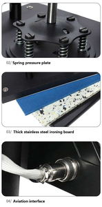 Machine d'impression par transfert thermique multifonctionnelle 5 en 1, machine d'impression numérique pour tasses, t-shirts, chaussures, chapeaux - Product Image 6