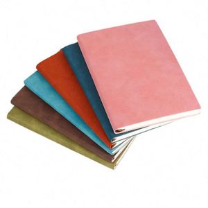 Custom 100gsm A4 Minimalist Notebook Linen PU Leather Office Study Daily Business Travel <b>Creative</b> <b>Gift</b> Idea for Friends - Product Image 1