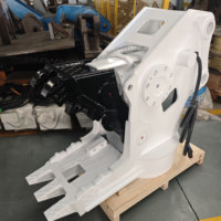 Concasseur à ventouses, usine directe, haute performance, acier, excavatrice hydraulique, aimant, broyeur