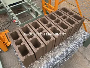 Creux machine de bloc fabrication de briques BLOCKTECH QT4-16 automatique ciment bloc faisant la machine made in china