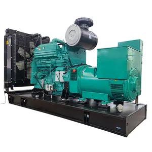 Pabrik Cina daya 1000KW/1250KVA set generator diesel tipe terbuka Harga genset