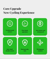 2024 Neuerscheinung Leistungsstarker Stoßfester Handyhalter Ungehinderte Kamera Motorrad-Handyhalterung Passend für Universelle Telefone