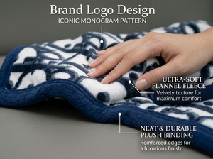 Coperta in Flanella di Lusso 130x200cm, Design Moderno e Accogliente per Divano/<span class=keywords><strong>Letto</strong></span>, Decorazione Casa, Confezione Regalo, Personalizzabile per Tutte le Stagioni - Product Image 2