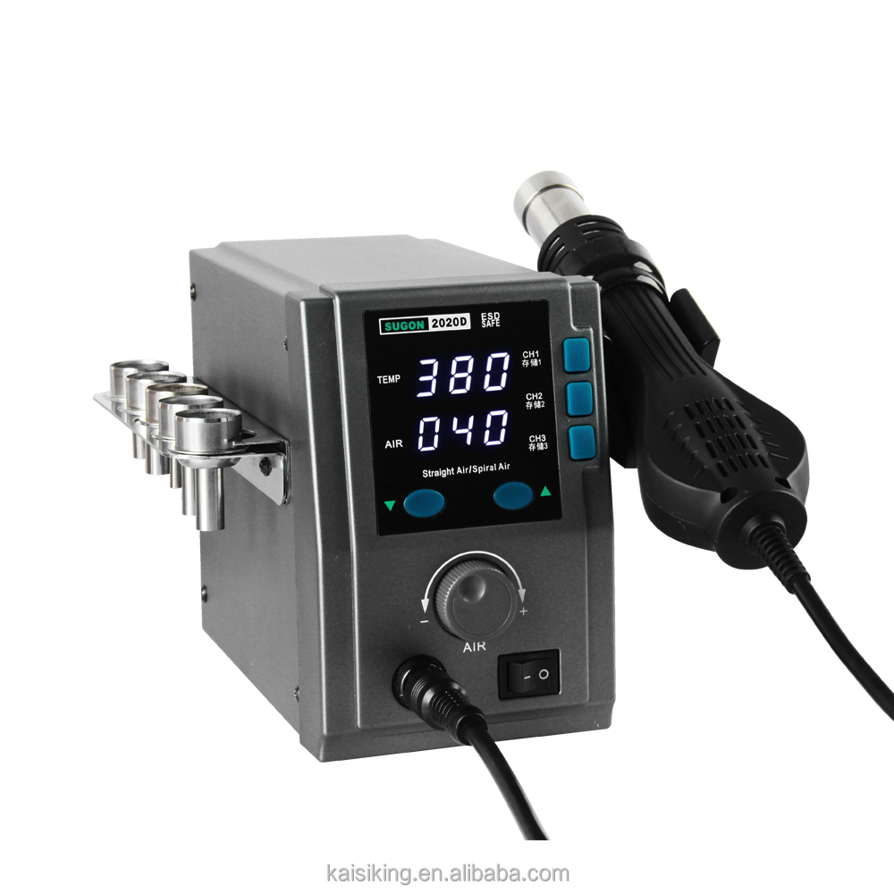 Wholesale SUGON 2020D Hot Air Gun Desoldering Station Heat Blow Gun Station Tool Bga Digital Rework Station