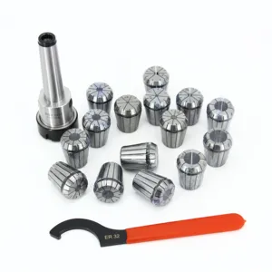 Er Collets Chuck Set MTB2-ER32-15pcs Er32 Collets พร้อมตัวจับมิลลิ่ง MT2 DIN6499B Collet