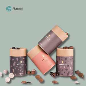 Envase <span class=keywords><strong>de</strong></span> <span class=keywords><strong>Cartón</strong></span> Redondo Personalizado con Tapa <span class=keywords><strong>para</strong></span> Almacenamiento <span class=keywords><strong>de</strong></span> Té, Café y Especias - Product Image 1