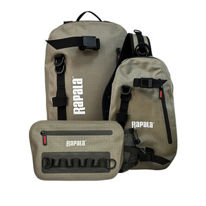 Mochila de pesca Rapala, bolsa de almacenamiento de aparejos multiusos, ligera, resistente al agua, con correa para el hombro, para uso en exteriores - Product Image 1