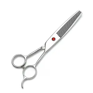 HT-0010 Real Factory V Teeth Thinning Shears Hair Scissor Professional Hairdressing Scissors Hair Cutting Scissors