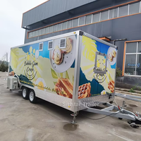 Camion de restauration entièrement équipé et personnalisé aux États-Unis, chariot de vente de hot-dogs, remorque alimentaire avec équipement de cuisine de restaurant complet