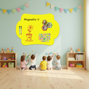 Adesivi Murali Magnetici Multifunzionali con Colla a Bassa Aderenza per Bambini, per Scrivere su Lavagna/Bianchiera - Product Image 4