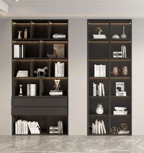 Estantería de madera sencilla y moderna, nuevo armario de almacenamiento decorativo para el hogar, escuela, Hotel, apartamento, muebles versátiles para el hogar - Product Image 3