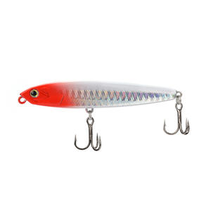 Señuelo de Pesca <span class=keywords><strong>Flying</strong></span> Ghost <span class=keywords><strong>II</strong></span>, de Metal, Tipo Lápiz, 10.5g/14.5g, para Pesca en Agua Salada, Carpa, Lubina, Señuelo de Superficie/Agua Media, Anzuelos Triples Resistentes - Product Image 2