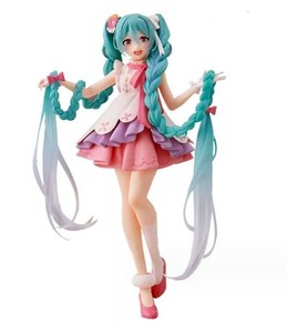 Qversion unisex <span class=keywords><strong>ตุ๊กตา</strong></span>หิมะ Miku 14ปี, <span class=keywords><strong>ตุ๊กตา</strong></span>พีวีซีญี่ปุ่นไม่มีเกมไม่มีชีวิตอะนิเมะการ์ตูนของเล่นขนาด M สภาพใหม่ - Product Image 2