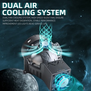 Sanvi New Arrival A13 MAX 160W 6000K+4300K LED <b>Projector</b> Lens Car Led Headlight <b>Light</b> Led Headlights Car Accessories - Product Image 4