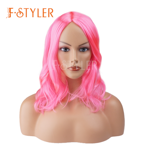FSTYLER, superventas, pelucas sintéticas, venta al por mayor, venta a granel, moda de fábrica, onda profunda, 6 colores, <span class=keywords><strong>disfraz</strong></span>, <span class=keywords><strong>peluca</strong></span> barata - Product Image 6