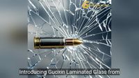 Verre blindé de sécurité super qualité Guoxin stratifié (polycarbonate) pour usage industriel et décoratif, garantie 5 ans
