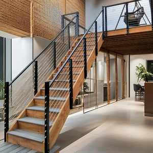 Modernes Edelstahl-Kabel geländers ystem Quick Connect Wire Cable Guard rail für Deck & Glas mit Satin-Finish - Product Image 5