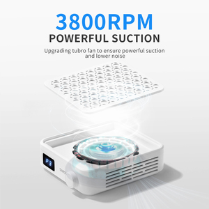 Máy hút bụi móng tay SNRQI giá rẻ, động cơ không chổi than 3800 vòng/phút, không cần túi bụi, di động - Product Image 4