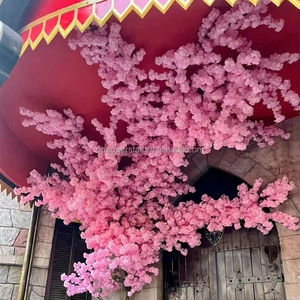 E-894 Vente en gros de fleurs artificielles en soie Sakura rose, <span class=keywords><strong>cerisier</strong></span> japonais à longues tiges, pour Pâques, Noël, rentrée scolaire - Product Image 6