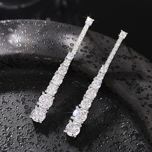 Geometric Round Drop Earrings for Women <b>French</b> Style Daily Wear Ear Accessories - Product Image 2