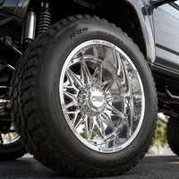 Promotion Jantes forgées polies 6 trous multi-rayons Y-Spoke 20 22 24 26 28 pouces 6x139.7 6x135 pour camions tout-terrain Ford
