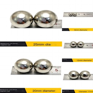 Công Nghiệp Kích Thước Lớn Đường Kính 65Mm Vật Liệu Từ Tính Vĩnh Viễn Neodymium Hematit Sphere Cubes D33Mm Từ Bóng - Product Image 6