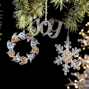 Wholesale New Arrival <b>Christmas</b> Gifts Glitter Acrylic Pendants Xmas <b>Tree</b> Ornaments for Kids and Family - Product Image 2