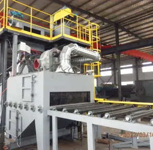 pretreatment line for profile steel H beam/ shot blasting and painting machine