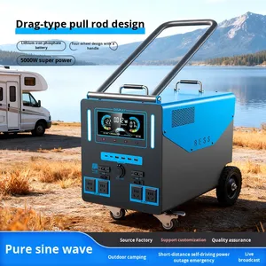 Alimentation mobile extérieure au lithium-ion Xintu 220V haute puissance avec barre de traction et roues pour la construction, personnalisable, haute puissance - Product Image 5
