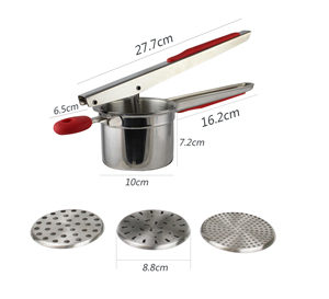 Presse-purée à pommes de terre, presse-purée de cuisine pour tomates et pommes de terre, écraseur à purée - Product Image 2