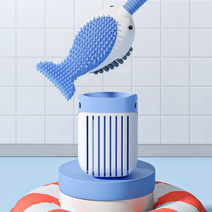 <span class=keywords><strong>Brosse</strong></span> de <span class=keywords><strong>toilette</strong></span> murale <span class=keywords><strong>à</strong></span> 360 degrés avec tête en silicone, design avec trou de suspension pour un nettoyage pratique <span class=keywords><strong>à</strong></span> la maison et dans la salle de bain - Product Image 3