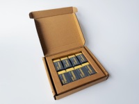 Paquete de Baterías 6LR61 9v 550mAh con Ocho Celdas, Batería Super Alcalina, Batería Seca