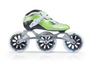 Patins à roulettes professionnels à 3 roues avec doublure en coton, cadre en fibre de carbone monocouche, roues en PU, légers, robustes et confortables