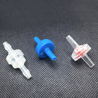 Vanne de retenue en plastique ZM basse pression 4 mm, connecteur à diaphragme unidirectionnel en PP, ressort anti-retour, spa, aquarium/pompe à air, eau EPDM
