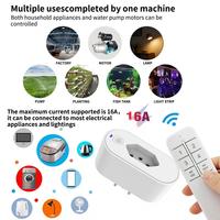 Enchufe Inteligente SIXWGH Bluetooth 2.4G, 16A 3680W, Sin Necesidad de WiFi, Aplicación EWeLink, Temporizador, Control Remoto, para Motor/Lámpara, Uso en Fábrica, Local