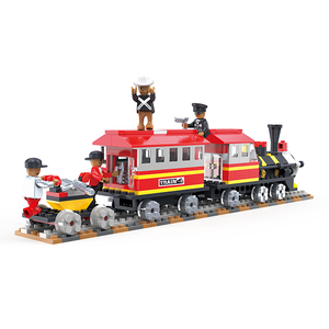 Modèle d'assemblage 3D <span class=keywords><strong>de</strong></span> la <span class=keywords><strong>gare</strong></span> COGO, série ville, blocs <span class=keywords><strong>de</strong></span> construction éducatifs pour enfants - Product Image 3