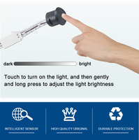 12V/24V DC, bande LED intelligente sous l'armoire, contrôle tactile, interrupteur de gradateur, détecteur de capteur tactile ir, interrupteur de capteur de mouvement