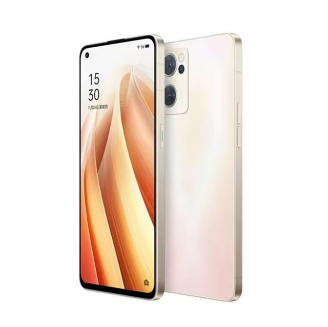 OPO Reno 7 8+256 GB Overseas Version Perfectly Unlocked 5G LTE Smartphone with Dual Sim Card Support in French Spanish English