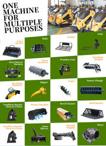 Petites machines agricoles Mini pelle à roue Mini Skid Steer - Product Image 4