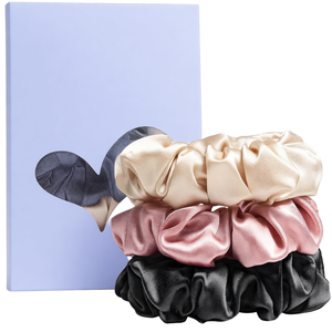 <span class=keywords><strong>Prix</strong></span> de gros, MOQ 5, Chouchous pour cheveux 100% Soie de Mûrier, Couleur Unie, 16/19/22/30mm, 1/2/4/6/8cm, Élégants, Luxueux, Boîte Personnalisée - Product Image 1