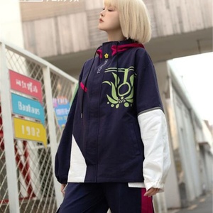 Sudadera con capucha y cremallera para hombre, con estampado 3D bordado, estilo cosplay de Tighnari, de anime, holgada, antiarrugas, para otoño - Product Image 4