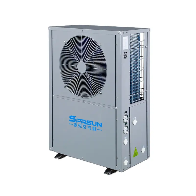 8.2kw~9.2kw Longlifetime electric air source heat pump for house heating and cooling