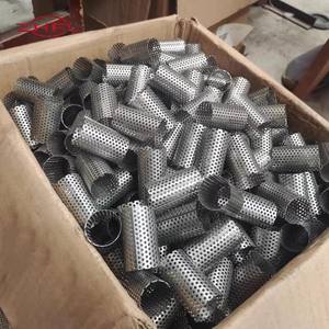 Metal Perforated Tube 1 2 3 5 8 mm Thickness Low Carbon Steel Perforated Tube - Product Image 2