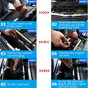 CHSKY car 12v clacson Loudness clacson lungo clacson super forte e a prova di acqua - Product Image 3