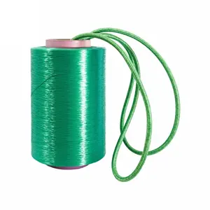 Green Filament Supplier Polyester Hochfestes Garn für Kletterseile Sicherheits gurt Hebeband