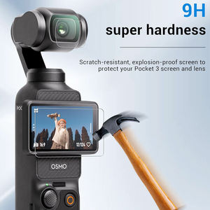 ฟิล์มกันรอยหน้าจอแบบกำหนดเองสำหรับ DJI OSMO Pocket 3 Ultra HD กระจกนิรภัย 9H ป้องกันเลนส์กล้อง ผู้จัดจำหน่ายขายส่ง - Product Image 5